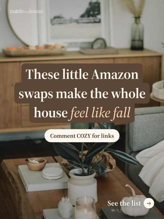 These little Amazon swaps make the whole house feel like fall