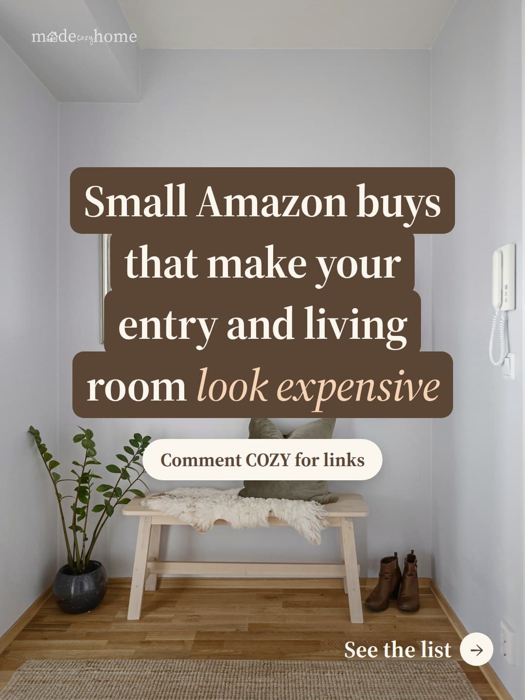 Small Amazon buys that make your entry and living room look expensive