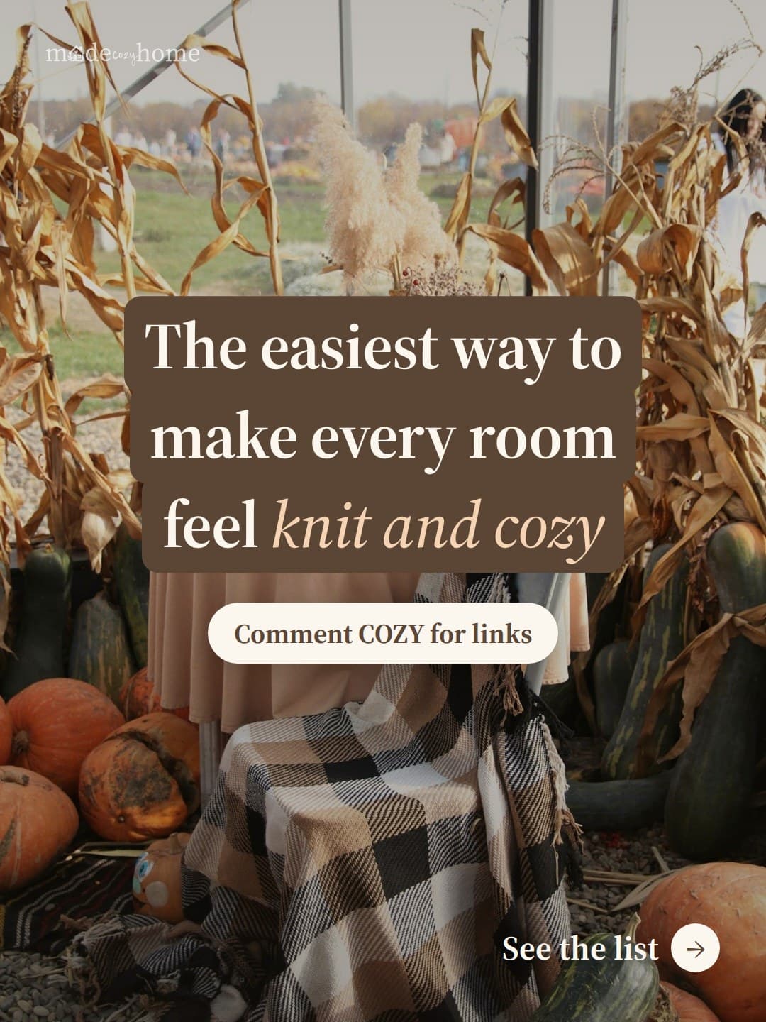 The easiest way to make every room feel knit and cozy