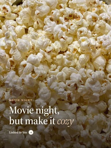 cooked popcorn