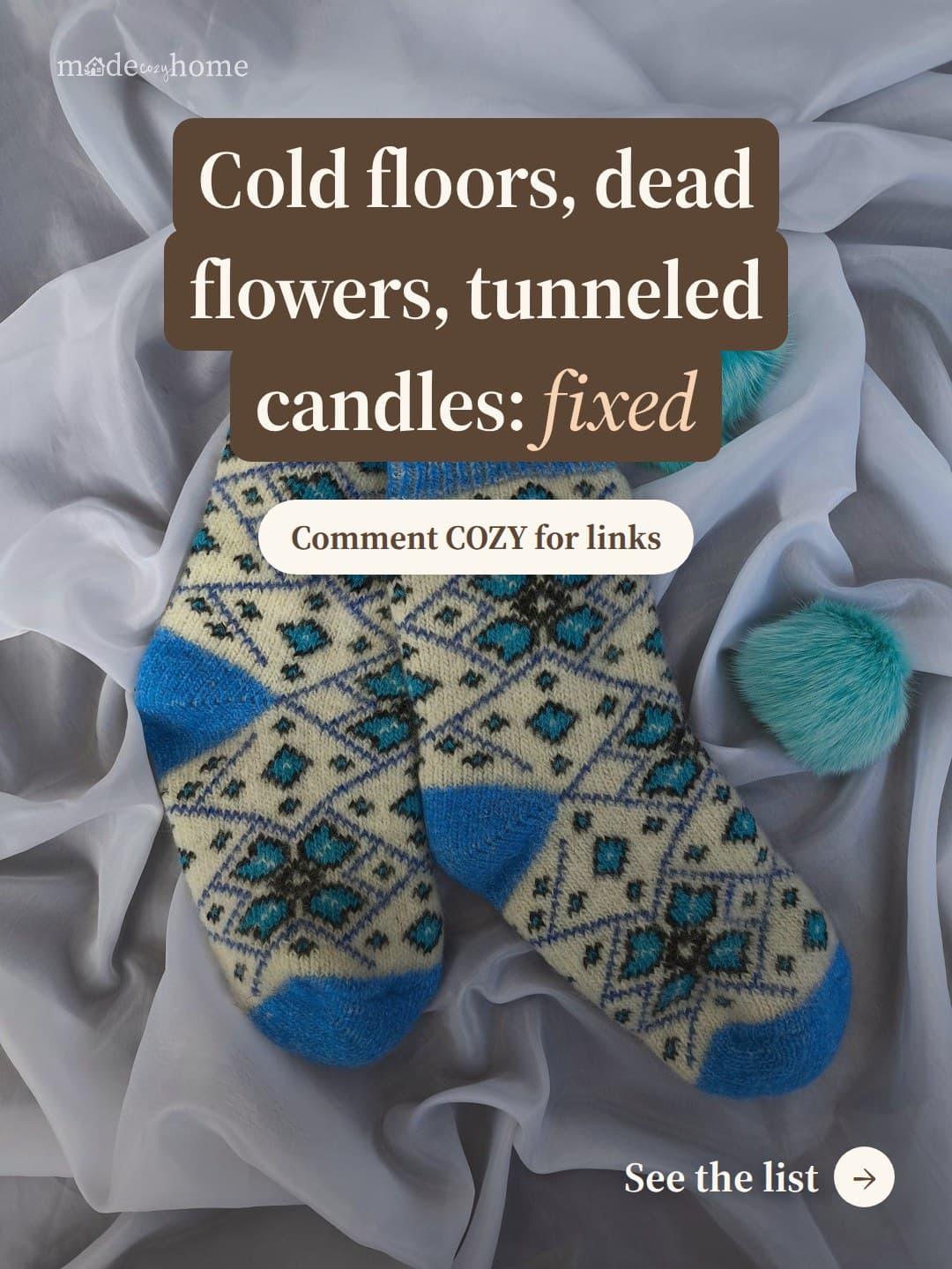 Cold floors, dead flowers, tunneled candles: fixed