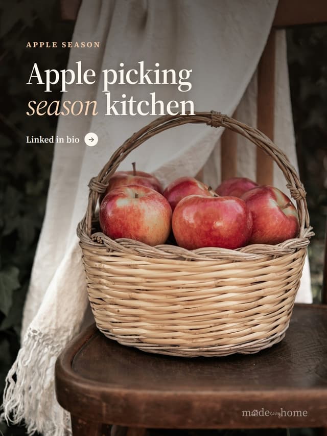 red apples in brown woven basket