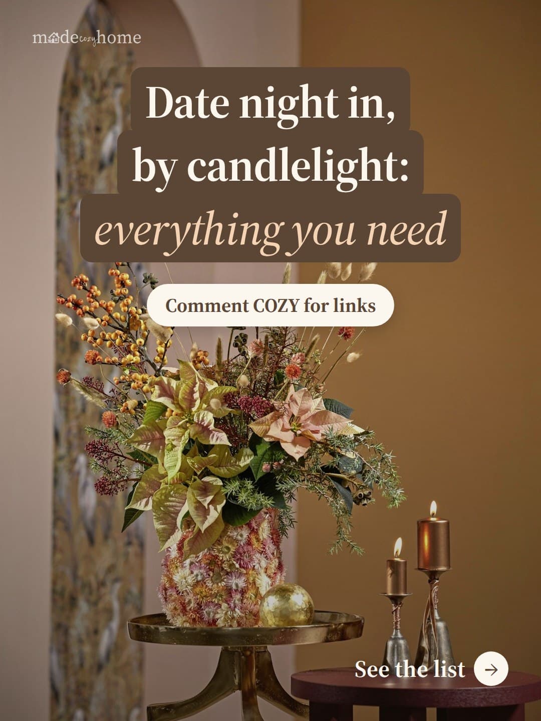 Date night in, by candlelight: everything you need