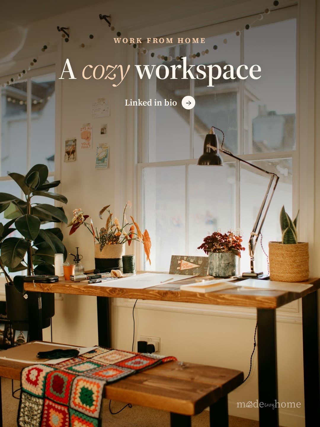 a room filled with furniture and a large
