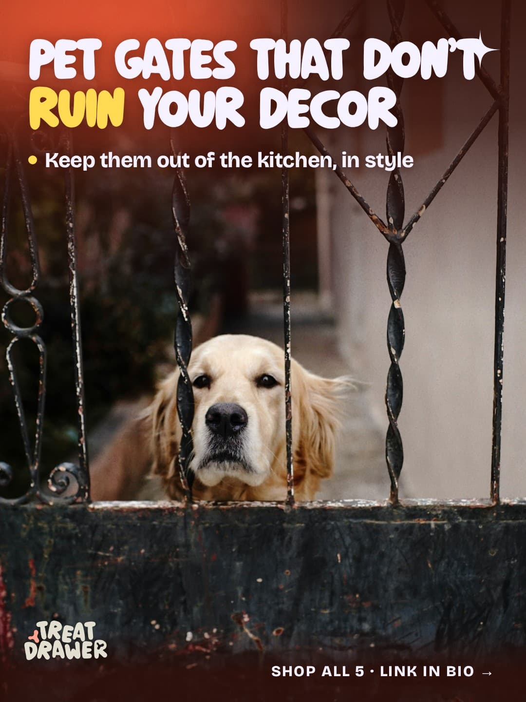Pet gates that don’t ruin your decor